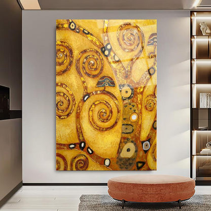 Gustave Klimt Dikey Cam Tablo