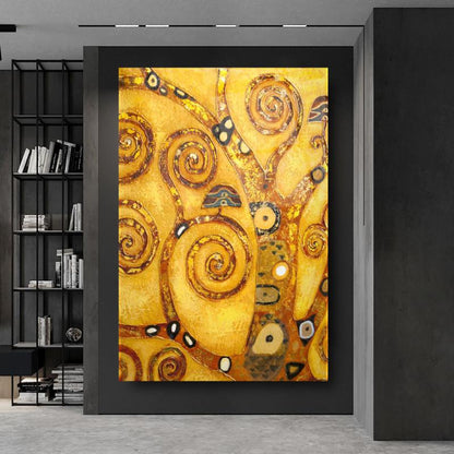 Gustave Klimt Dikey Cam Tablo