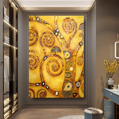 Gustave Klimt Dikey Cam Tablo