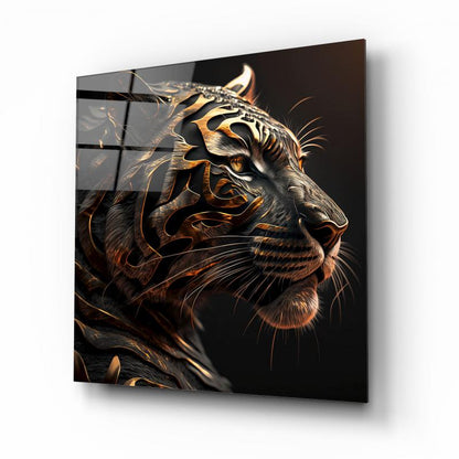 Aslan Kare Cam Tablo