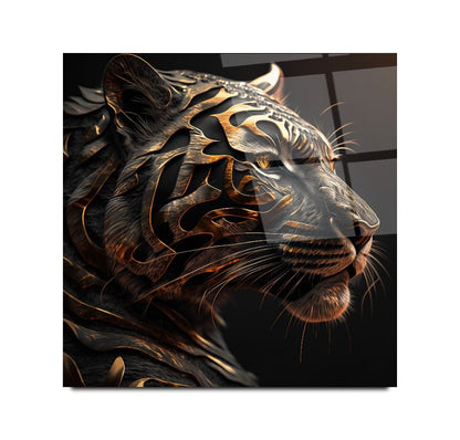 Aslan Kare Cam Tablo