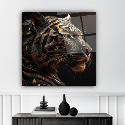 Aslan Kare Cam Tablo