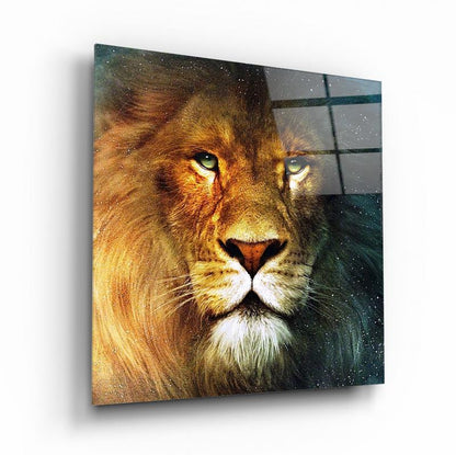 Aslan Kare Cam Tablo