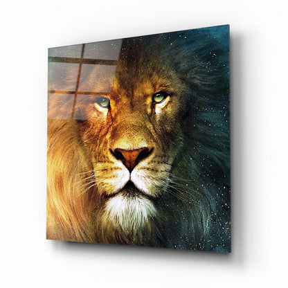 Aslan Kare Cam Tablo