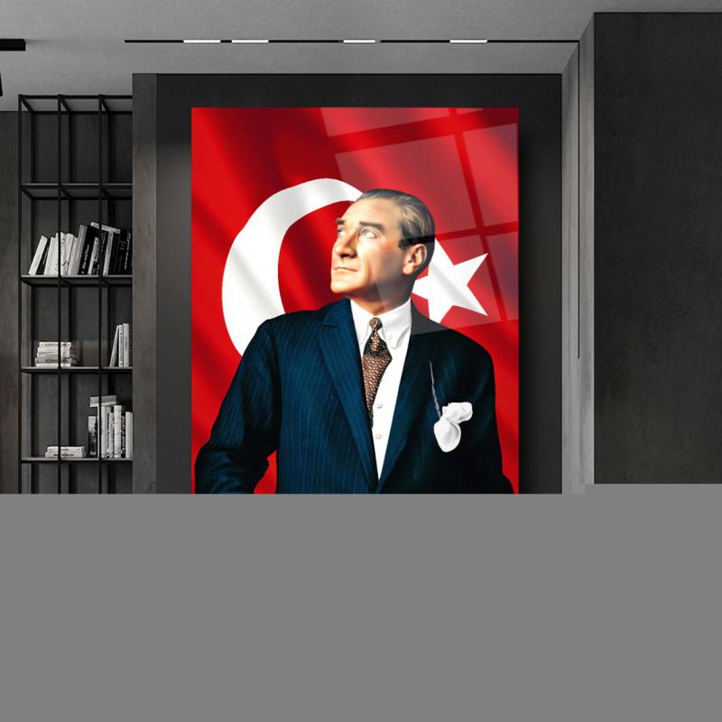 Atatürk Dikey Cam Tablo