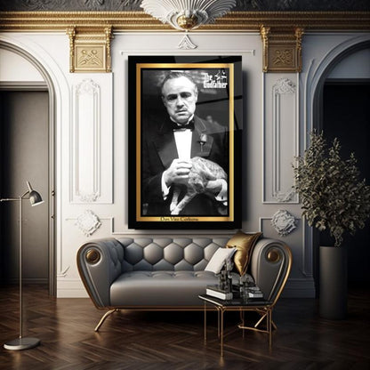 The Godfather Dikey Cam Tablo