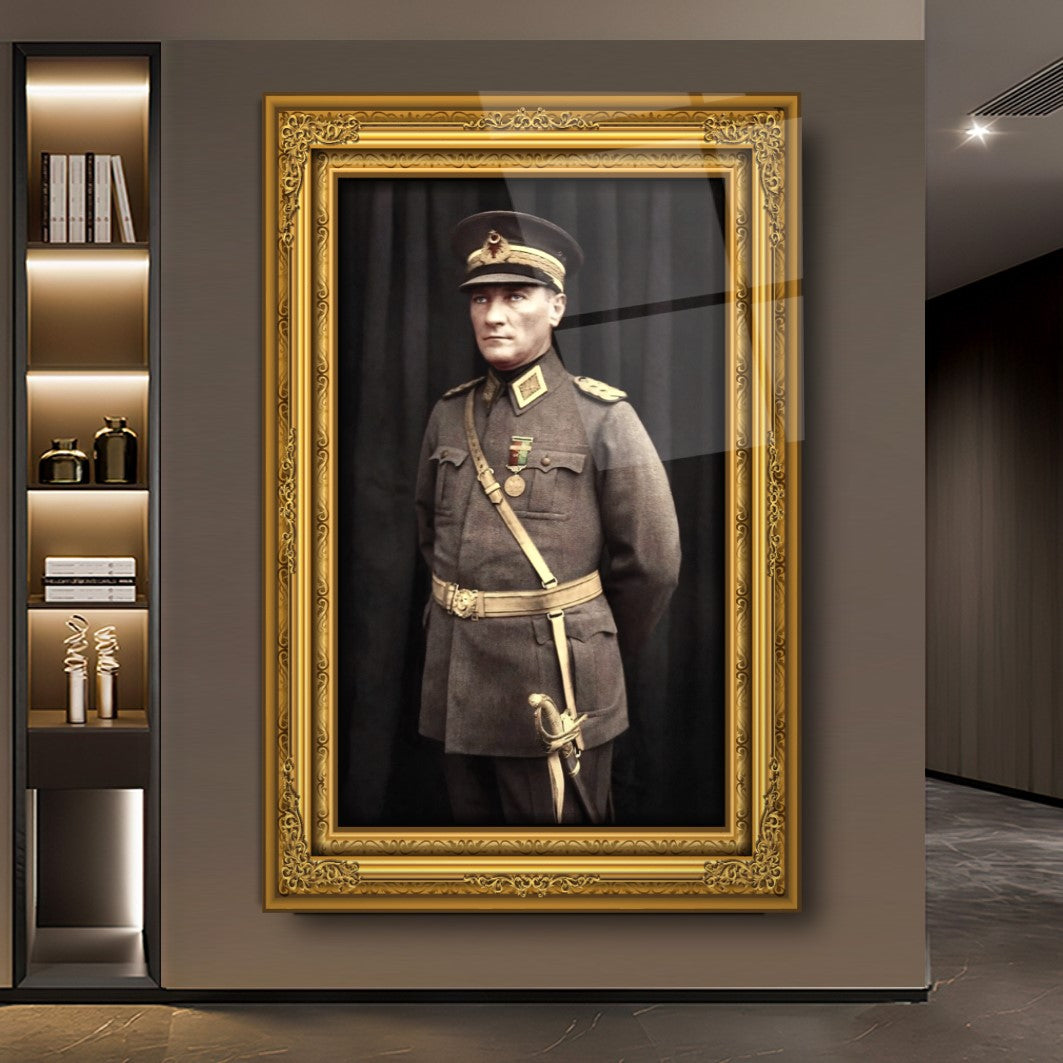 Atatürk Dikey Cam Tablo