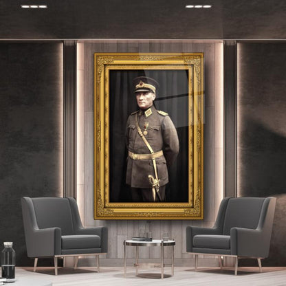 Atatürk Dikey Cam Tablo