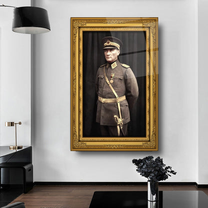 Atatürk Dikey Cam Tablo
