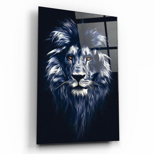 Aslan Dikey Cam Tablo
