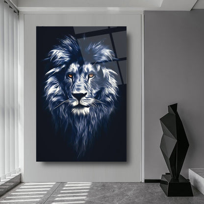Aslan Dikey Cam Tablo