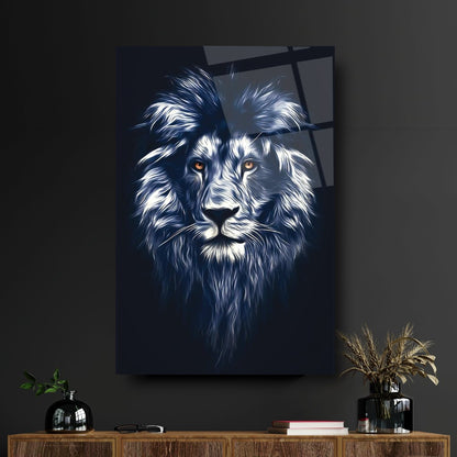 Aslan Dikey Cam Tablo