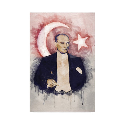 Atatürk Dikey Cam Tablo