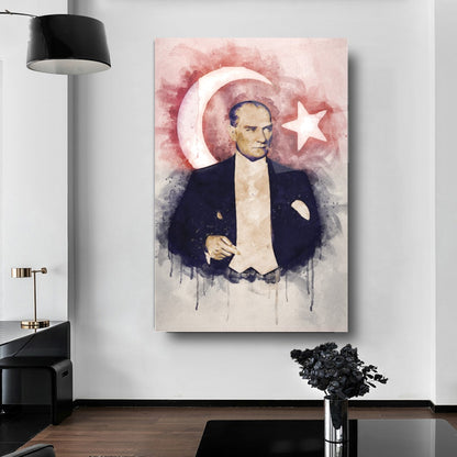 Atatürk Dikey Cam Tablo