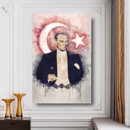 Atatürk Dikey Cam Tablo