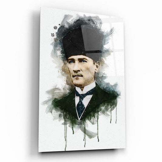 Atatürk Dikey Cam Tablo