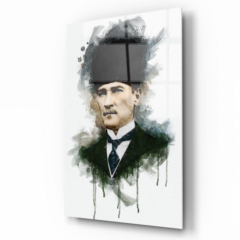 Atatürk Dikey Cam Tablo