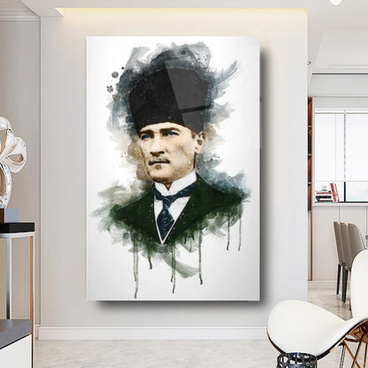 Atatürk Dikey Cam Tablo