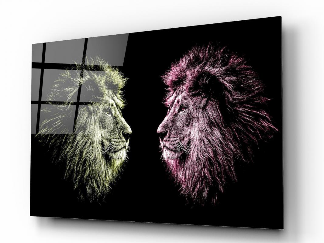 Aslan Yatay Cam Tablo