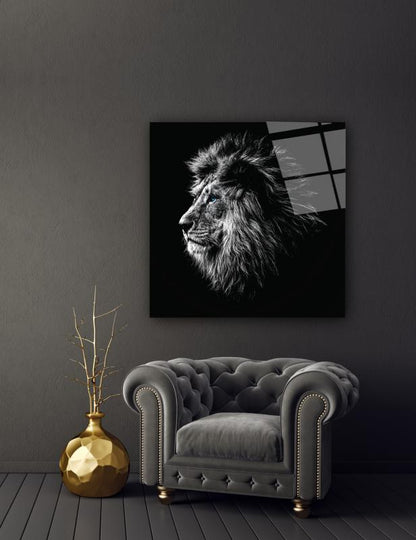 Aslan Kare Cam Tablo