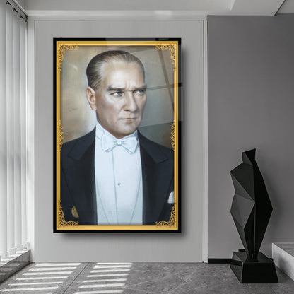 Atatürk Dikey Cam Tablo