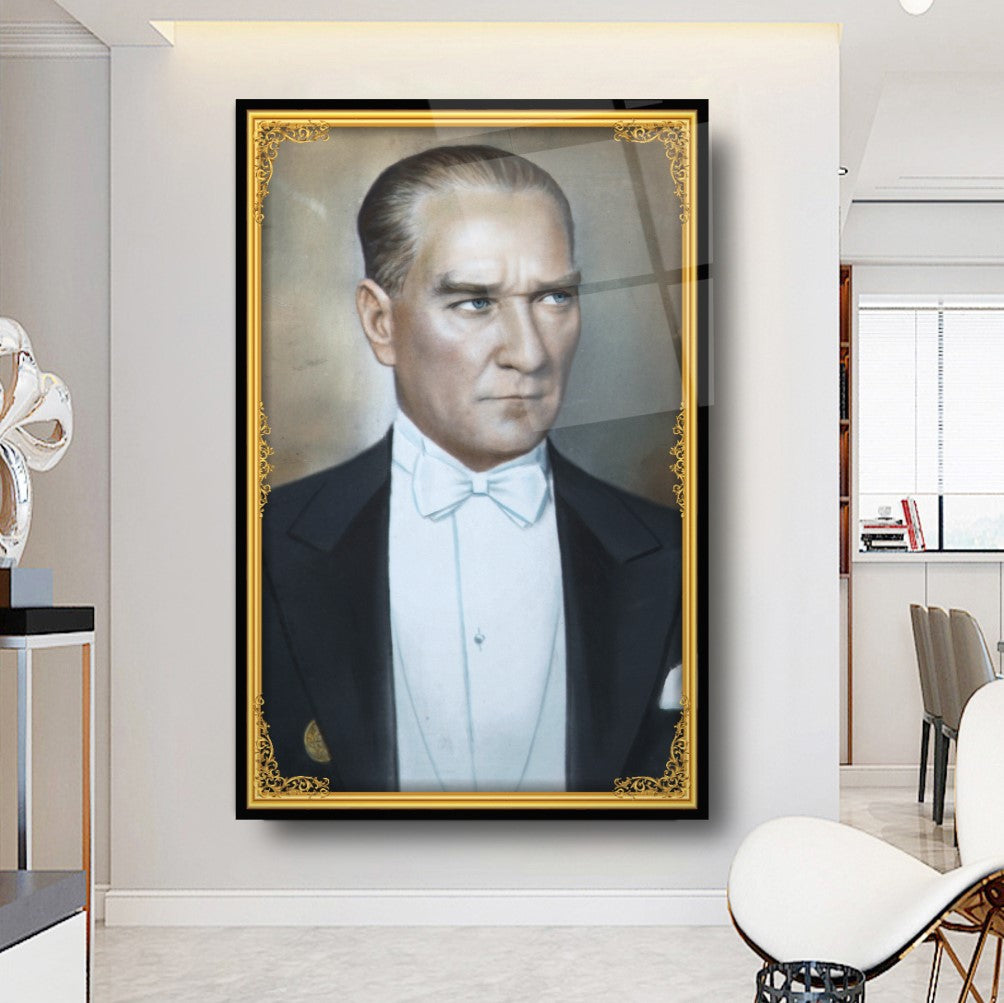 Atatürk Dikey Cam Tablo