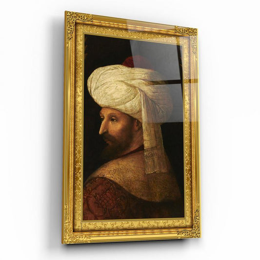 Fatih Sultan Mehmet Dikey Cam Tablo