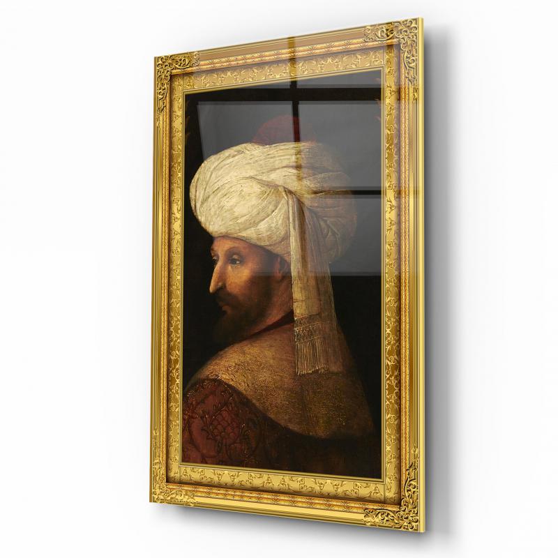 Fatih Sultan Mehmet Dikey Cam Tablo