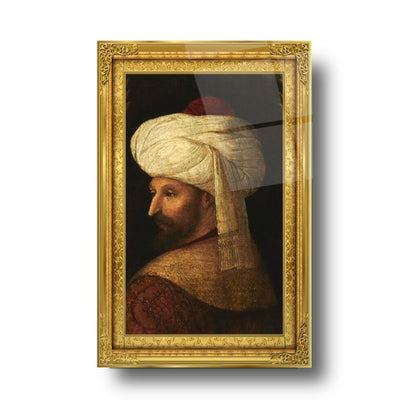 Fatih Sultan Mehmet Dikey Cam Tablo