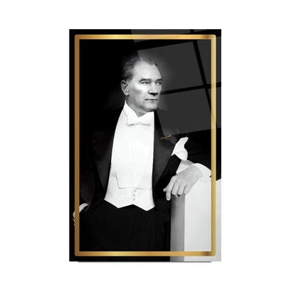 Atatürk Dikey Cam Tablo