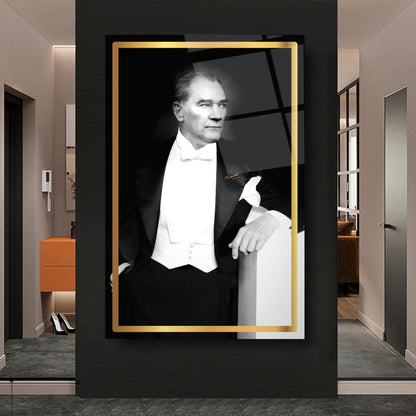 Atatürk Dikey Cam Tablo