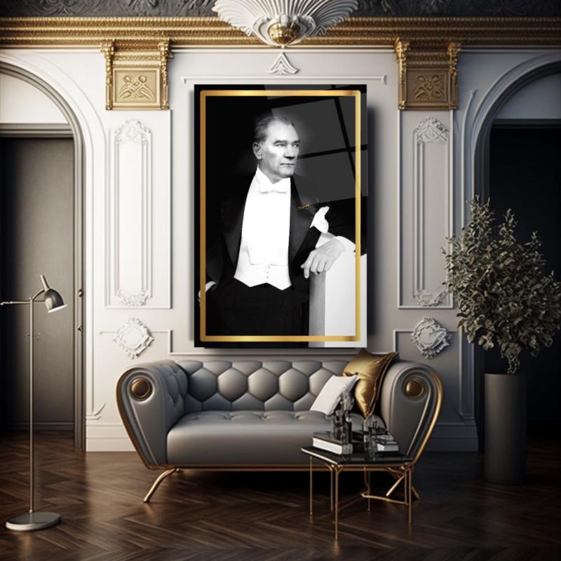 Atatürk Dikey Cam Tablo