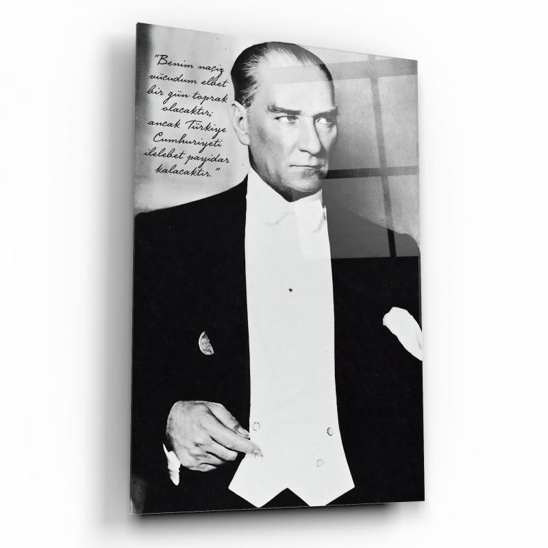 Atatürk Dikey Cam Tablo
