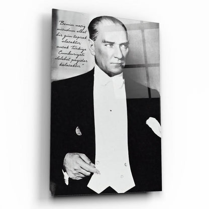 Atatürk Dikey Cam Tablo