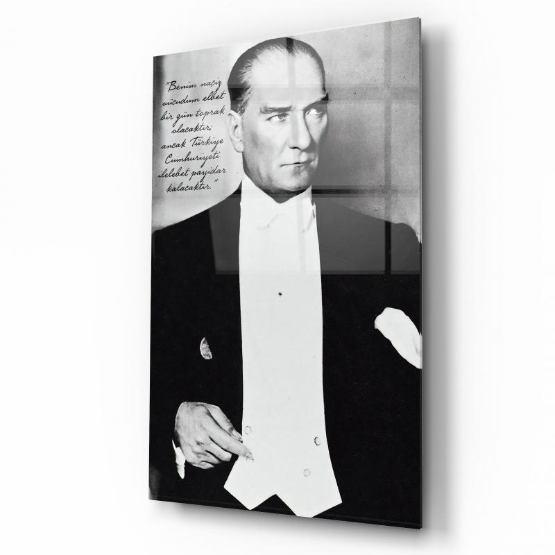 Atatürk Dikey Cam Tablo