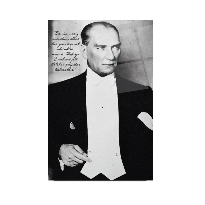 Atatürk Dikey Cam Tablo