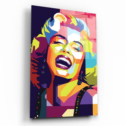 Marilyn Monroe Dikey Cam Tablo