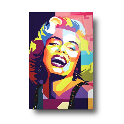 Marilyn Monroe Dikey Cam Tablo