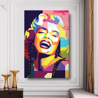 Marilyn Monroe Dikey Cam Tablo
