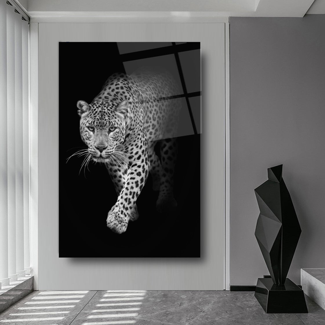 Leopar Dikey Cam Tablo