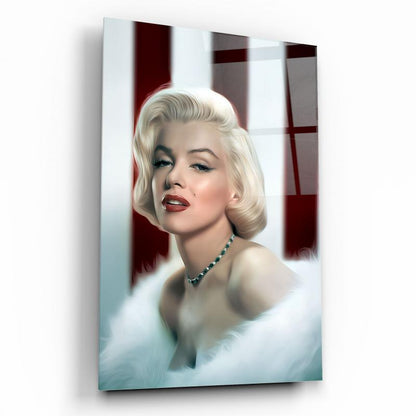 Marilyn Monroe Dikey Cam Tablo