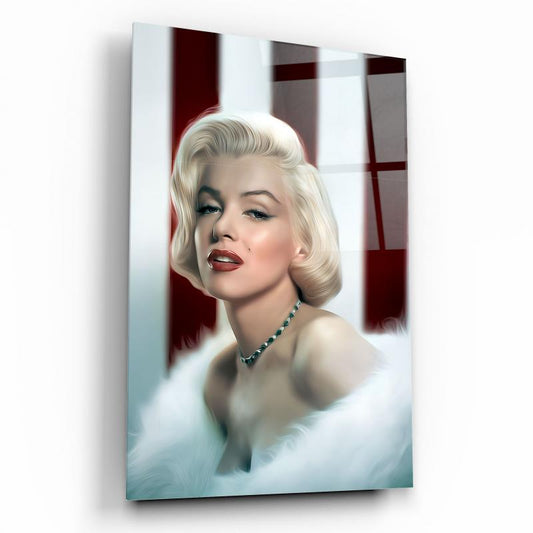 Marilyn Monroe Dikey Cam Tablo