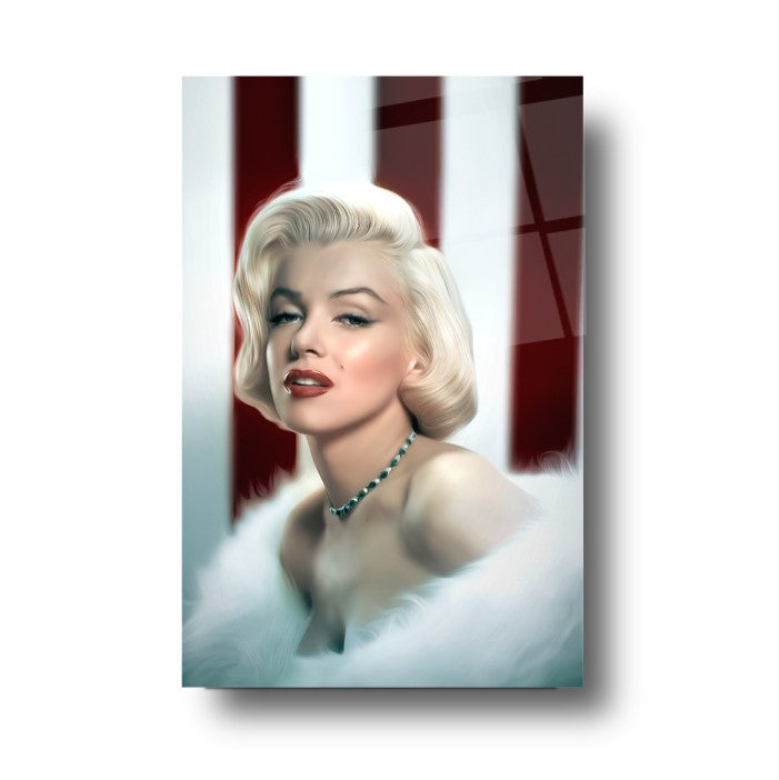 Marilyn Monroe Dikey Cam Tablo