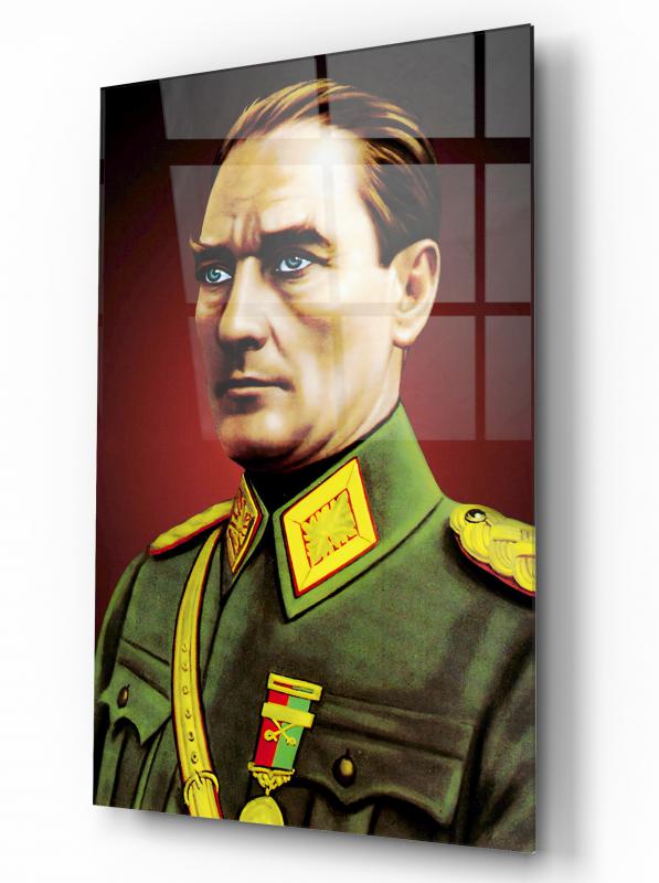 Atatürk Dikey Cam Tablo