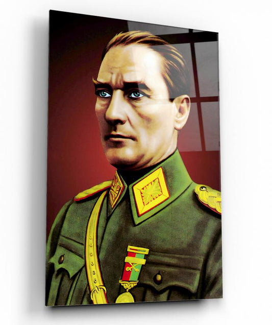 Atatürk Dikey Cam Tablo