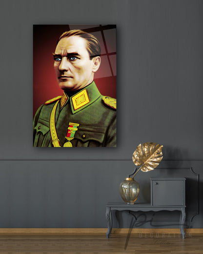 Atatürk Dikey Cam Tablo