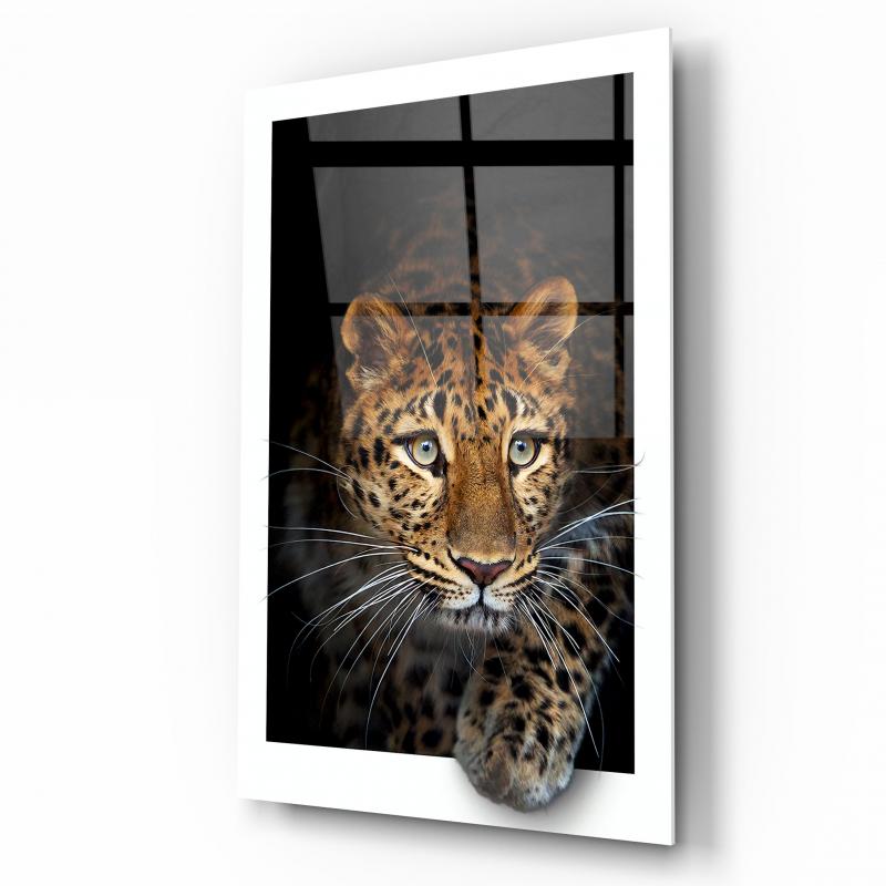 Leopar Dikey Cam Tablo