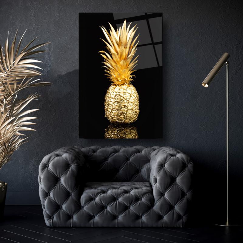 Ananas Dikey Cam Tablo