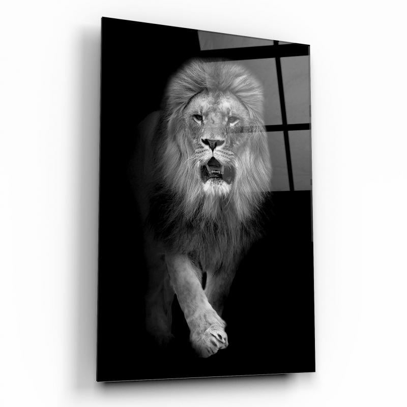 Aslan Dikey Cam Tablo