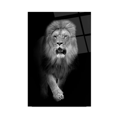 Aslan Dikey Cam Tablo